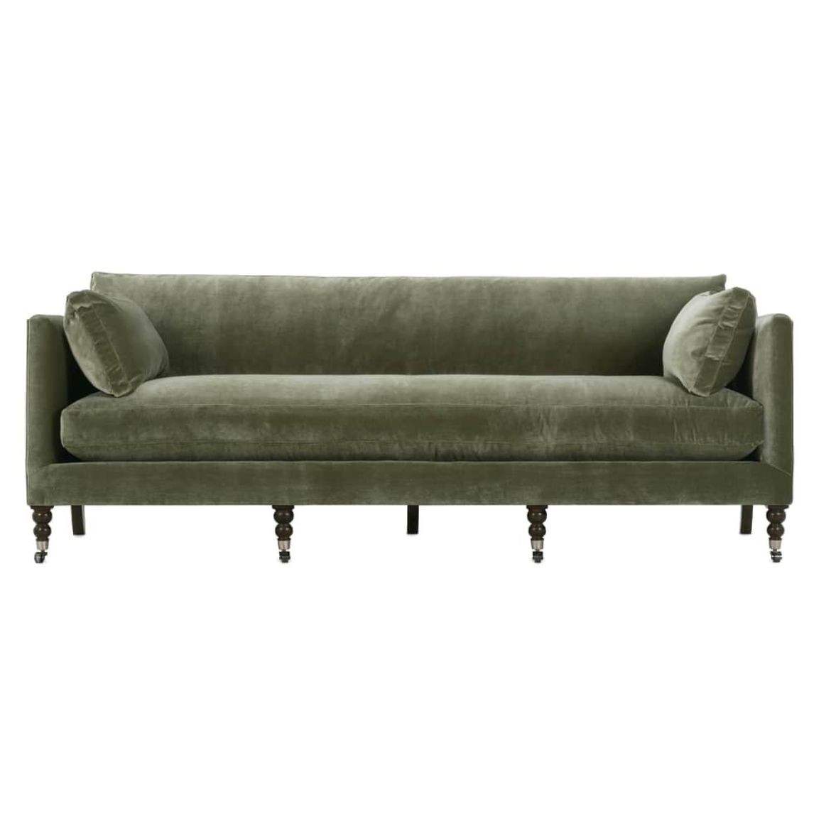 Picture of 90” Quick Ship Madeline Sofa - Antiqued Moss Velvet